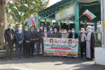 مزار شهدا توسط کارکنان دانشگاه جامع علمی کاربردی البرز گلباران شد