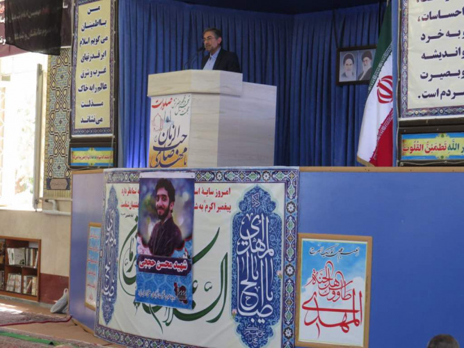 حضور رییس دانشگاه جامع علمی کاربردی استان البرز به عنوان سخنران پیش از خطبه های نماز جمعه کرج