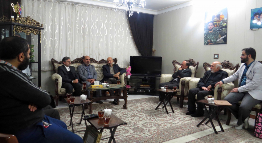 گرامیداشت یاد و خاطره شهید والامقام حیدر جلیلوند توسط رییس دانشگاه جامع علمی کاربردی کشور